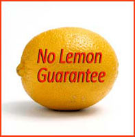 You will not get stuck with a lemon